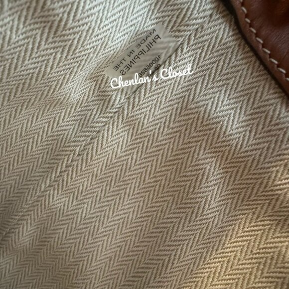 Tory Burch Metal Miller Slouchy Hobo With Long Strap Brown With Gold Hardware - Picture 15 of 16